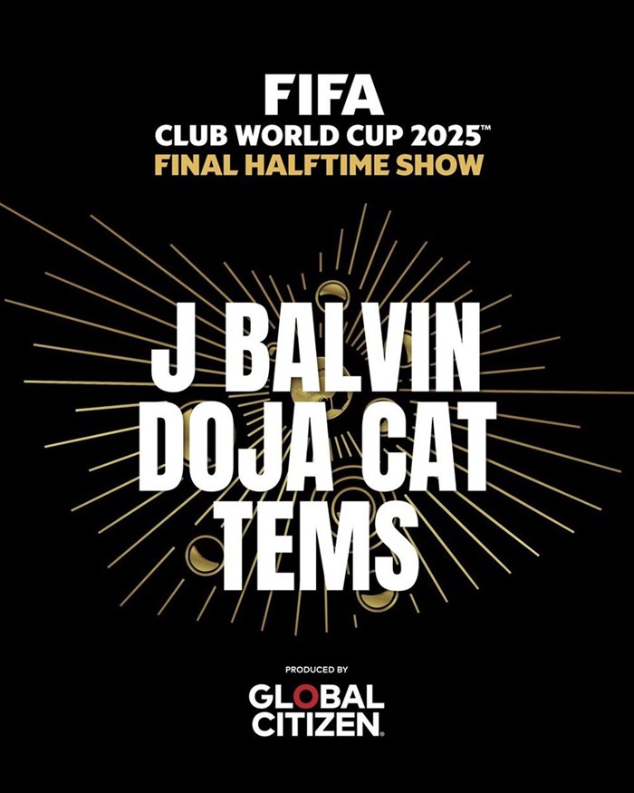 Fifa Club World Cup Final Halftime Show headliners announcement