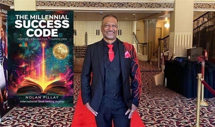 Nolan Pillay, author of The Millenial Success Code.Image supplied