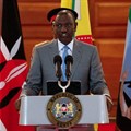 Kenya's President William Ruto speaks at a press conference after police officers shot protesters demonstrating against Kenya's proposed finance bill 2024/2025 in Nairobi, Kenya, 25 June 2024. Reuters/Monicah Mwangi/File Photo