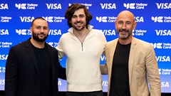 Source: Supplied. Cuy Sheffield, Vice President, Head of Crypto, Visa; Chris Maurice, CEO & Co-Founder, Yellow Card; Godfrey Sullivan, Senior Vice President, Head of Product and Solution, CEMEA, Visa.