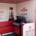 On Heritage Day, 24 September, Castle Lager and Big Save will host the World’s Biggest Braai. The campaign for the event launched recently at a humble bus stop in Soweto with a billboard with a built-in braai, the “Grillboard” (Image supplied)