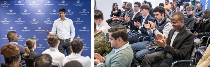 Invested in the future: University students gain real-world insights at Coronation HQ In celebration of Youth Month. Coronation Fund Managers hosted 45 investment society students from UCT, UWC, and Stellenbosch University at their Cape Town head office. The students gained exposure to the investment industry and engaged with CEO Anton Pillay, who shared his insights on career paths and his own journey to leadership