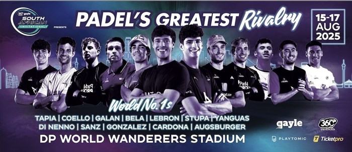 World Champions Coello and Tapia to Ignite Joburg at 360 Padel Invitational