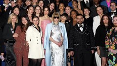 Anna Winter with her team. Source: Conde Naste.