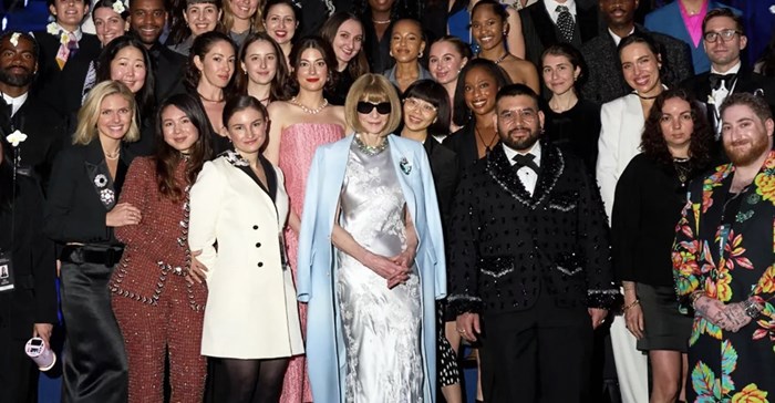 Anna Winter with her team. Source: Conde Naste.