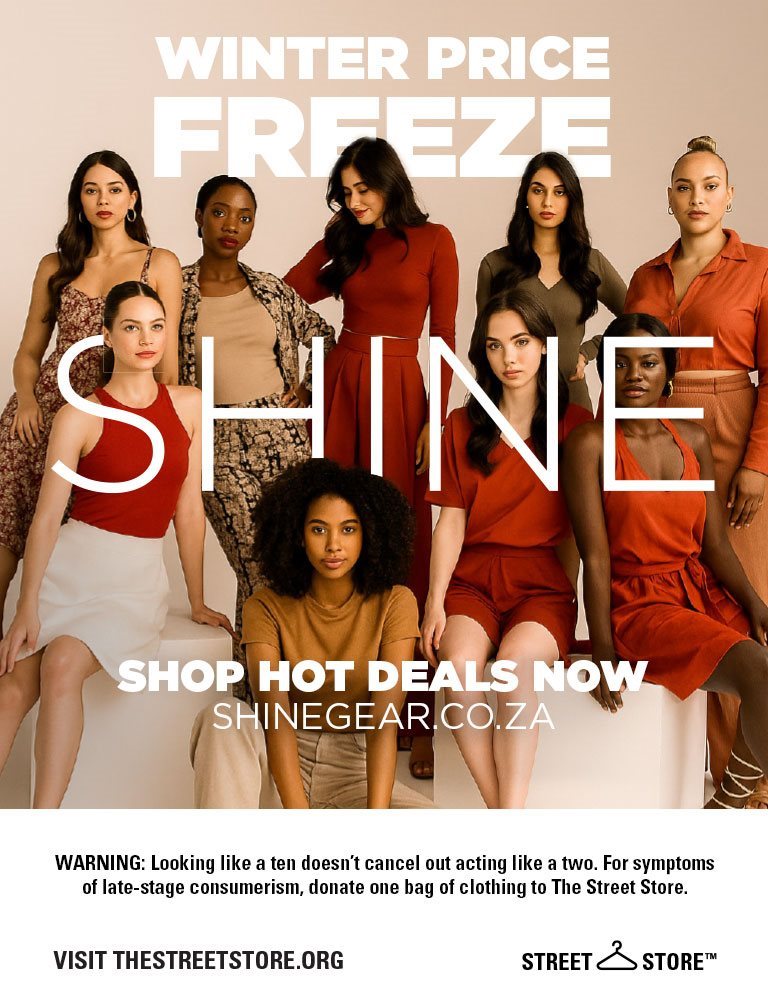 The Street Store’s Sustainable Disclaimer advertising campaign delivers a powerful message (Image supplied)