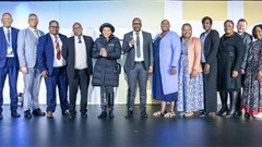 Supplied image: Kagiso Trust, Sasol and DBE leadership