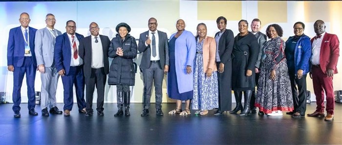 Supplied image: Kagiso Trust, Sasol and DBE leadership