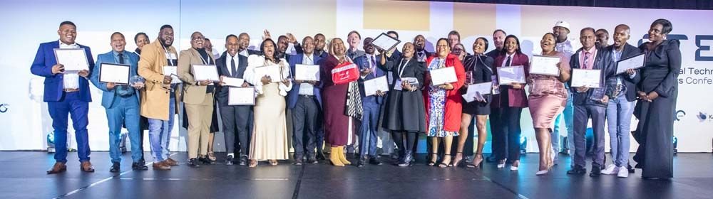 Supplied image: Recipients at awards ceremony
