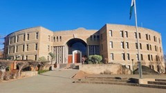 Lesotho Palace of Justice in Maseru. The Lesotho Highlands Development Authority wants a case against it dismissed. Photo: Sechaba Mokhethi / GroundUp