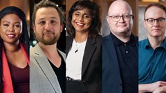 Razor co-founder and CEO, Dustin Chick is joined in the leadership team by (l to r) Ima Peter, head of corporate, Wynand Coetzer - head of strategy (including its data offering), Sharleen James - managing director, Chris Lazley - executive creative director (Image by Lesley Svenson @ Bizcommunity)