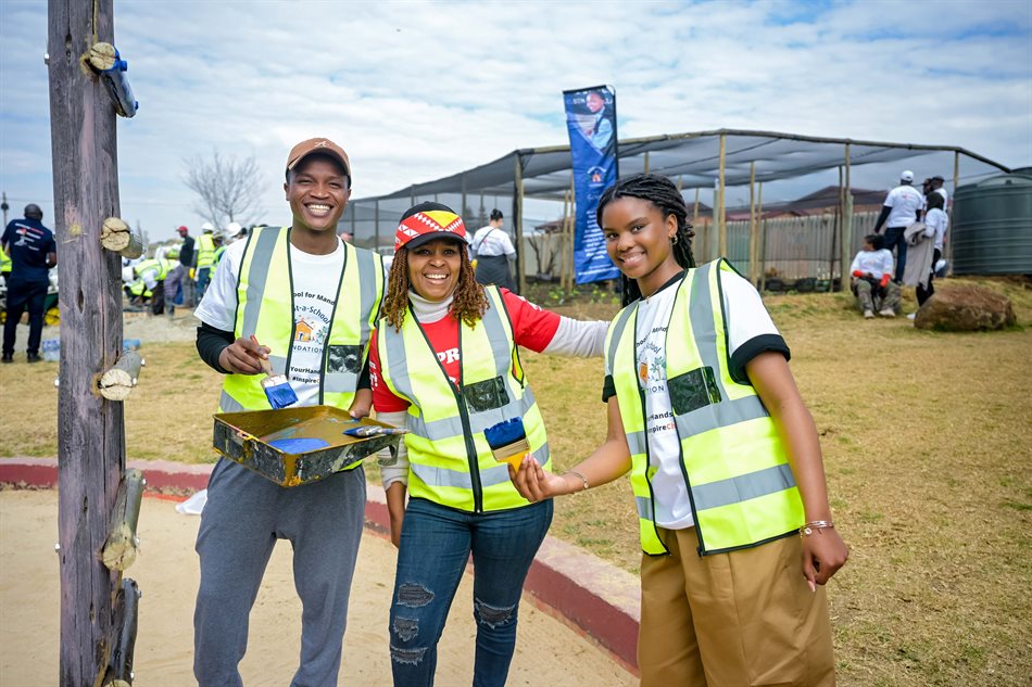 Hope rekindled and confidence restored at Soweto school on Mandela Day