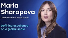 Sharapova joins Hamilton as a brand ambassador. Source: Supplied.