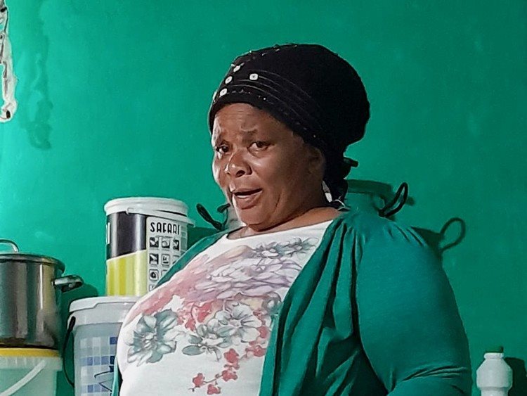 Nonkolelo Jijingubo’s husband died of TB in 2009 while working at Beatrix Gold Mine in the Free State. Despite lodging her claim in 2021, she is yet to receive payment. Photo supplied