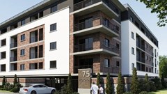 Source: Supplied. An architect’s impression of the apartment blocks that were to be called 75 Victoria that collapsed during construction.