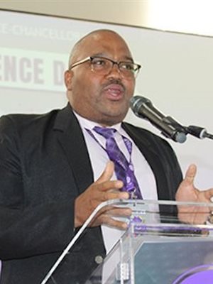 Prof Bismark Tyobeka, vice-chancellor at NWU