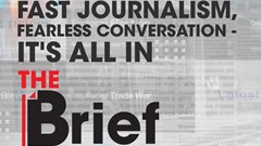 The Brief is a premium, fast-paced current affairs programme that brings together eNCA's broadcast power and the Sunday Times' editorial insight (Image supplied)