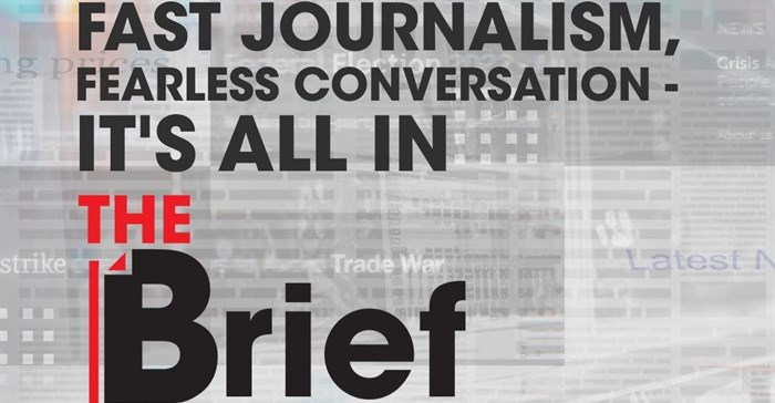 The Brief is a premium, fast-paced current affairs programme that brings together eNCA's broadcast power and the Sunday Times' editorial insight (Image supplied)