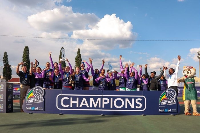 Nomzamo and Menlopark claim national glory at DStv Schools Netball Challenge finals