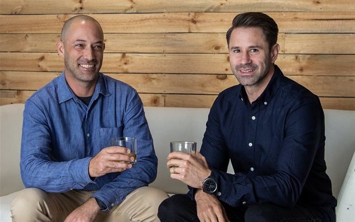 Adam Chaskalson, managing director and co-founder and Tyrone Lasarow, director at Liquor.co.za. Image supplied
