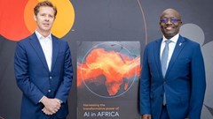 (L to r:) Mark Elliott, division president, Africa at Mastercard and Kenyan ambassador, Philip Thigo (Image supplied)
