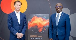 (L to r:) Mark Elliott, division president, Africa at Mastercard and Kenyan ambassador, Philip Thigo (Image supplied)