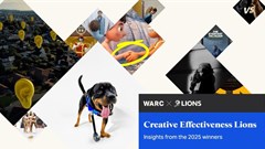 Warc has revealed insights from the winners of the Cannes Creative Effectiveness Lions 2025 (Image supplied)