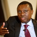 Source: Reuters/Luc Gnago. Standard Bank CEO Sim Tshabalala speaks during an interview with Reuters in Abidjan, Ivory Coast April 9, 2018.