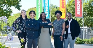 Supplied image - some former recipients of the Shoprite Group bursary (L-R): Anri Loots, Jack van Oordt, Samkelwa Yibe, Atlegang Mpa and Kamvalethu Mali