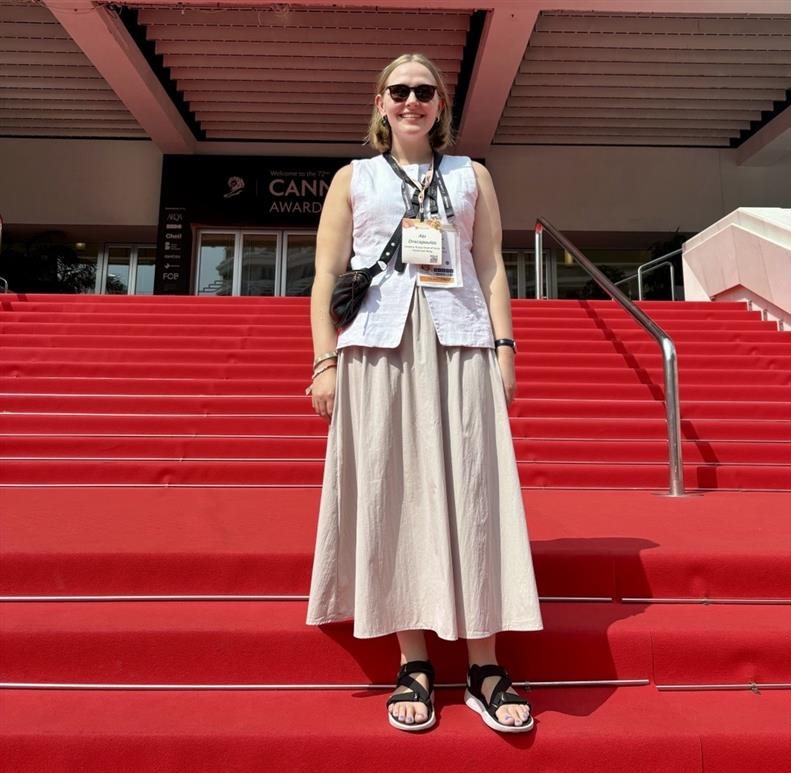 Open Chair lioness Abi Dracopoulos is the creative group head of social at Accenture Song (Image supplied)