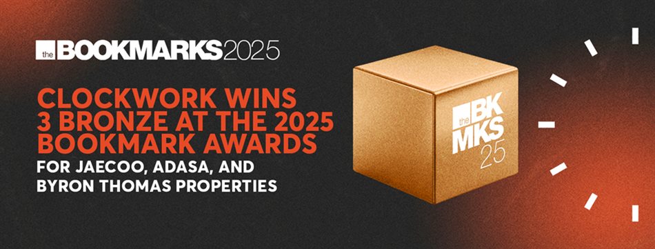 Clockwork wins 3 Bronze at the 2025 Bookmark Awards