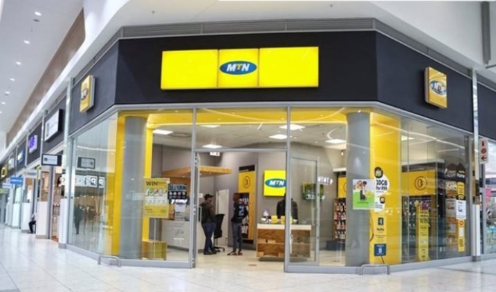 Customers are seen at an outlet of South Africa's MTN Group at the Mall of the South in Johannesburg, South Africa on 4 November 2022. Reuters/Siphiwe Sibeko
