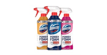 Upside-down cleaning? Domestos Power Foam makes it possible