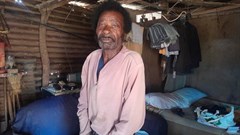Rezara Makhalimela says he was signed up to a funeral policy with 1Life without his permission. R190 has been deducted from his monthly old-age grant. Photo: Thembi Siaga