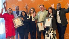 The winners at Ask Africa 2025 Orange Index presentation for the telecommunications sector (Image supplied)