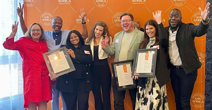 The winners at Ask Africa 2025 Orange Index presentation for the telecommunications sector (Image supplied)