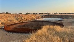 Building materials lie exposed and no workers have been seen for months at the R300-million Polokwane Regional Wastewater Treatment Works project. Photos: Judas Sekwela