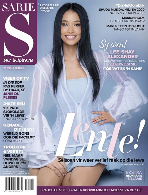 Cover winners 2025 'Sarie Voorbladgesig' and 'Sarie Nuwe Gesig'