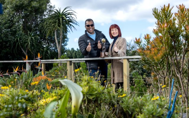 Enver Duminy, CEO of Cape Town Tourism and Caron van Rooyen, general manager at Hotel Verde