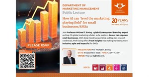 Public lecture on how AI can &#x2018;level the marketing playing field&#x2019; for small businesses