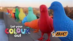 BICGeons land, students steal the show (and a few birds)