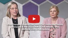 Announcing the 2025 NWU OER fellows and SADiLaR OER champions