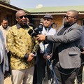 Gauteng MEC for Education Matome Chiloane promised parents a new school. Photos: Kimberly Mutandiro
