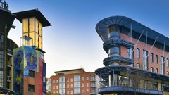 Source: Supplied. Melrose Arch street scene.