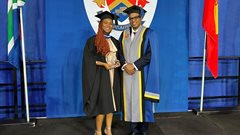 CETA-funded beneficiary tops PDBA class at Gibs