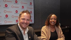 Source: Supplied. Andy Jury, Mukuru's Group CEO and Tendai Tizirai, Mukuru Head of Expansion.