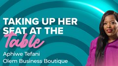 Innovator Trust incubatee Aphiwe Tafeni leads with unshakeable strength and unapologetic softness