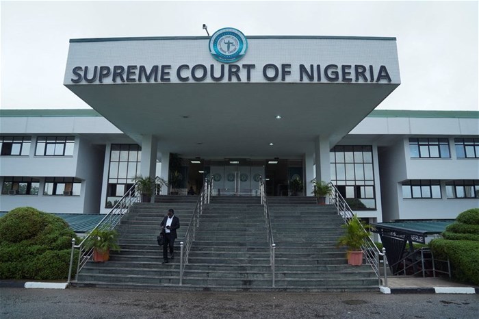 A man walks out of the Supreme Court of Nigeria in Abuja, Nigeria, 25 September 2025. Reuters/Marvellous Durowaiye