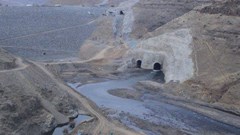 Source: The Polihali Dam wall under construction. Photo: Sechaba Mokhethi.