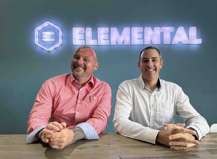 Jerry Diender (Elemental COO) and Angelo Zanetti (Elemental Co-CEO) | image supplied